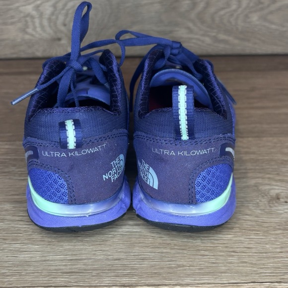 North Face 632207 Ultra Kilowatt Trail Running Athletic PURPLE Shoes Womens,  6 - Picture 4 of 7
